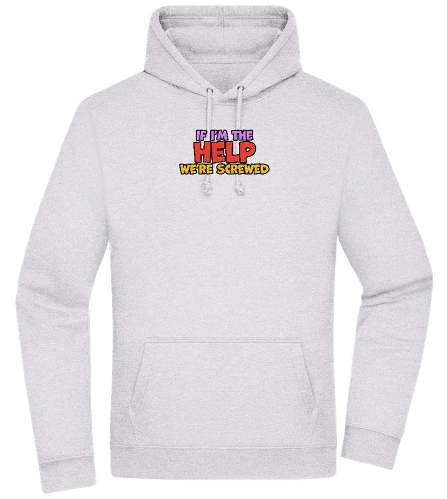 The Help Design - Premium Essential Unisex Hoodie_ORION GREY II_front