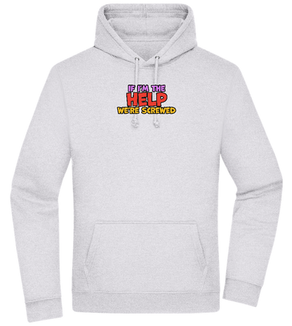 The Help Design - Premium Essential Unisex Hoodie_ORION GREY II_front