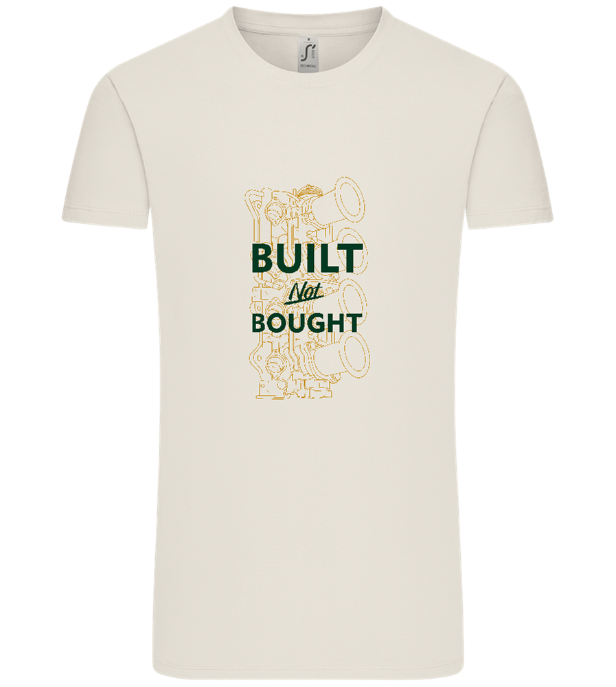 Built Not Bought Car Design - Comfort Unisex T-Shirt_ECRU_front