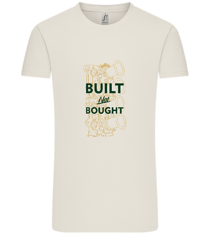 Built Not Bought Car Design - Comfort Unisex T-Shirt_ECRU_front