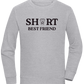 Short Best Friend Design - Comfort unisex sweater_ORION GREY II_front