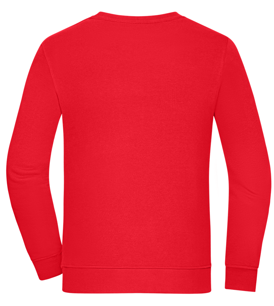 Short Best Friend Design - Comfort unisex sweater_RED_back