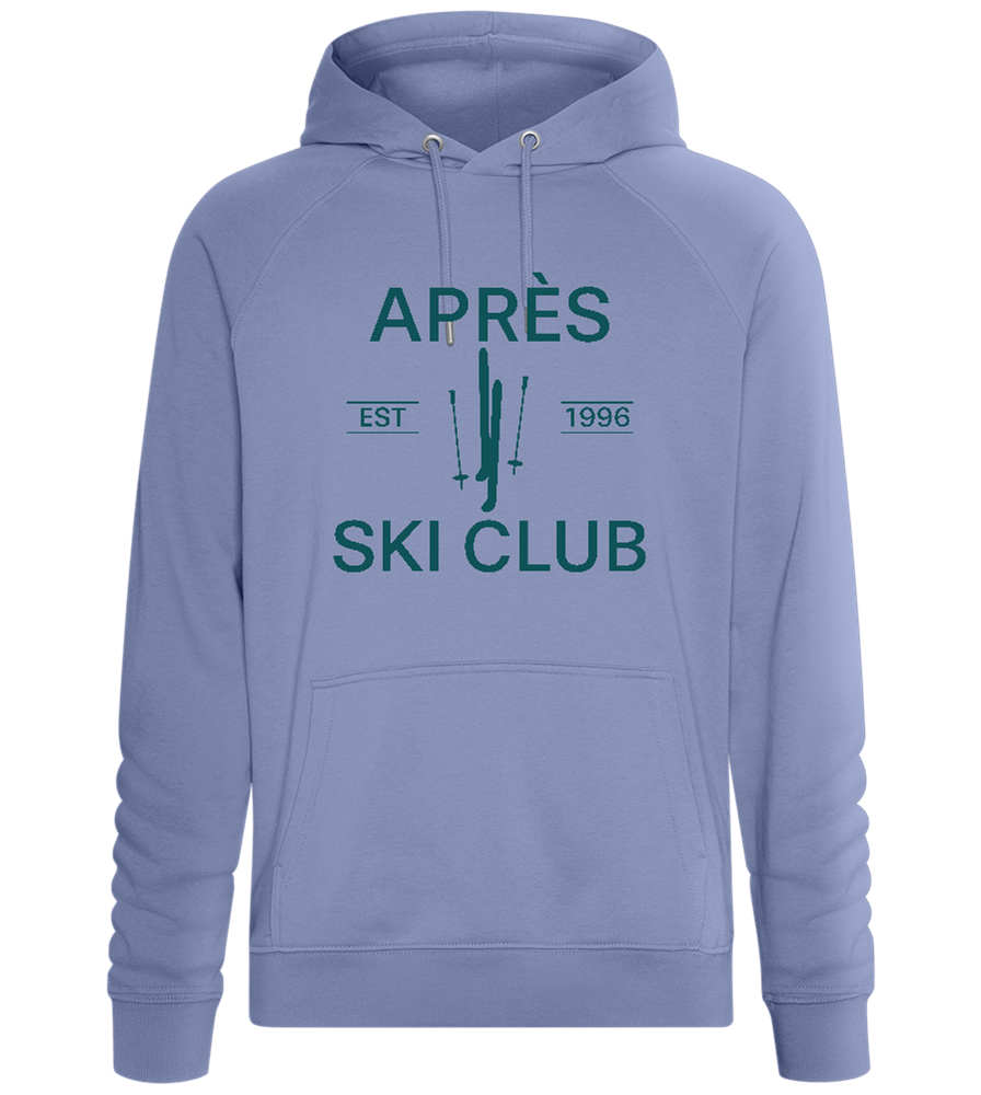 Après Ski Club 1996 Design - Comfort unisex hoodie_BLUE_front