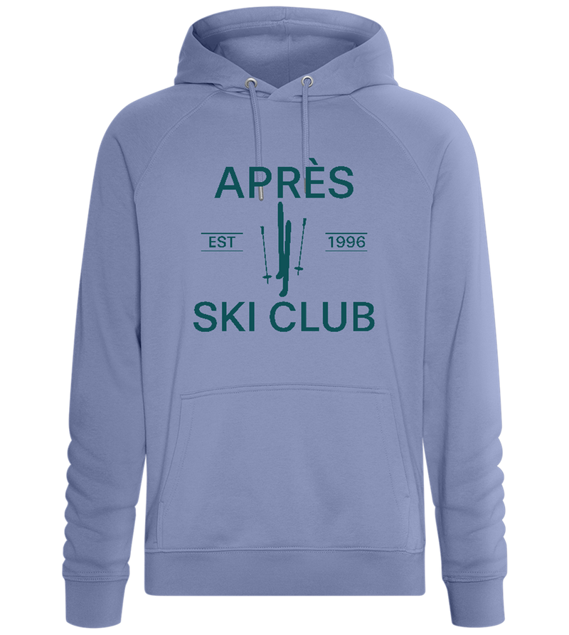 Après Ski Club 1996 Design - Comfort unisex hoodie_BLUE_front