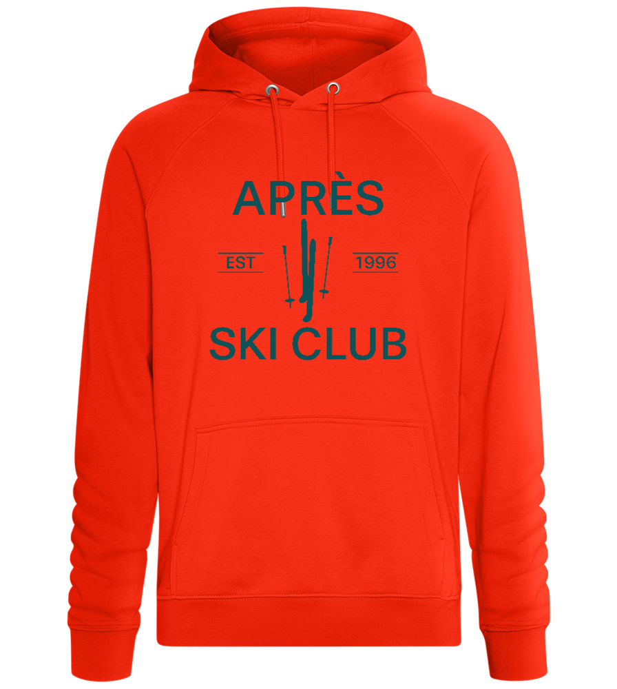 Après Ski Club 1996 Design - Comfort unisex hoodie_BURNT ORANGE_front