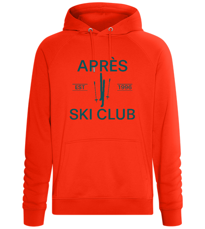 Après Ski Club 1996 Design - Comfort unisex hoodie_BURNT ORANGE_front