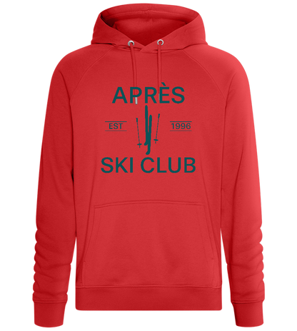 Après Ski Club 1996 Design - Comfort unisex hoodie_RED_front