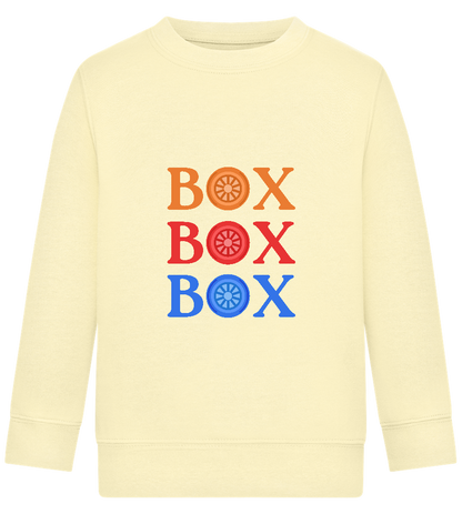 Box Box Box Design - Comfort Kids Sweater_AMARELO CLARO_front