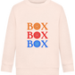 Box Box Box Design - Comfort Kids Sweater_LIGHT PEACH ROSE_front