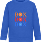 Box Box Box Design - Comfort Kids Sweater_ROYAL_front