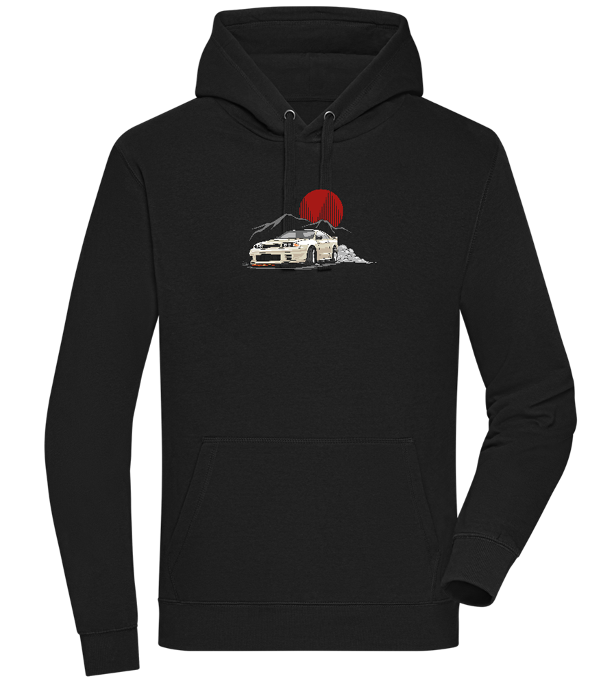 Skyline Car Design - Premium unisex hoodie_BLACK_front