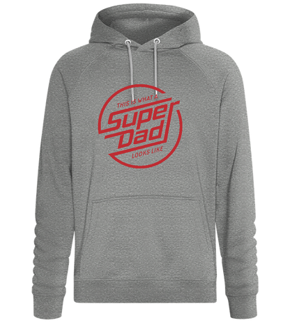 Looks Like Super Dad Design - Comfort unisex hoodie_ORION GREY II_front