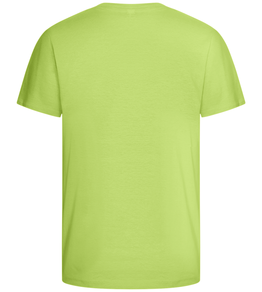 Crunch in to Happiness Design - Basic kids t-shirt_GREEN APPLE_back