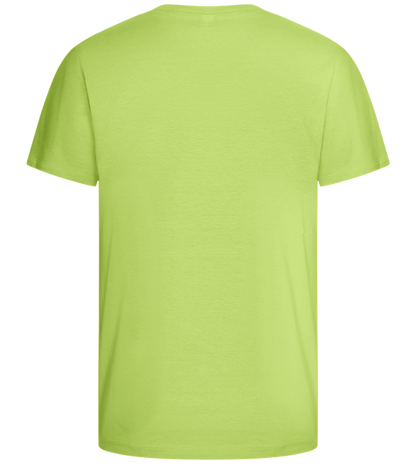 Crunch in to Happiness Design - Basic kids t-shirt_GREEN APPLE_back