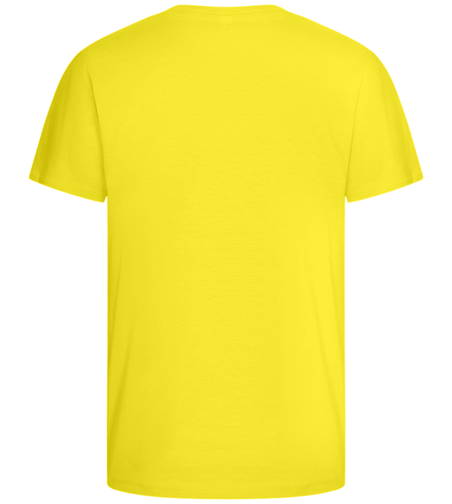 Crunch in to Happiness Design - Basic kids t-shirt_LEMON_back