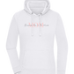 Greatest Mom in the World Design - Premium women's hoodie_WHITE_front