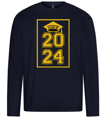 Class of '24 Design - Premium men's long sleeve t-shirt_FRENCH NAVY_front