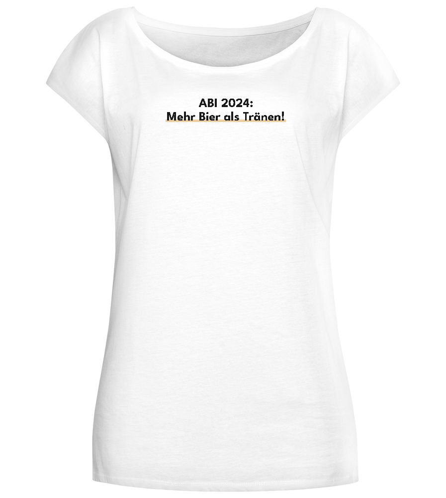 Mehr Bier Als Tränen Design - Comfort long t-shirt_WHITE_front