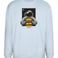 Spaceman Burger Design - Comfort Essential Unisex Sweater_CREAMY BLUE_front