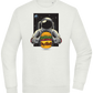 Spaceman Burger Design - Comfort Essential Unisex Sweater_CREAMY GREEN_front