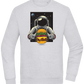 Spaceman Burger Design - Comfort Essential Unisex Sweater_ORION GREY II_front