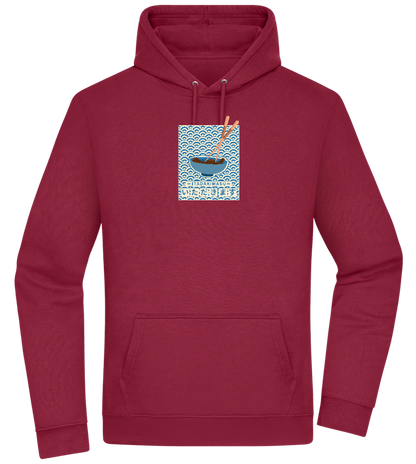 Itadakimasu Design - Premium Essential Unisex Hoodie_BORDEAUX_front