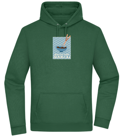 Itadakimasu Design - Premium Essential Unisex Hoodie_GREEN BOTTLE_front