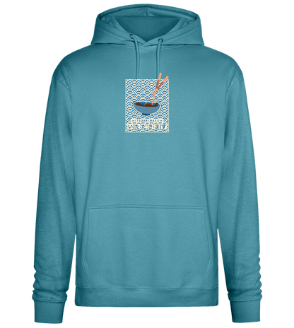 Itadakimasu Design - Premium Essential Unisex Hoodie_POOL BLUE_front