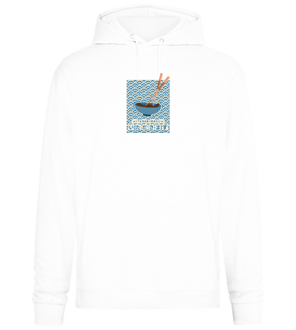 Itadakimasu Design - Premium Essential Unisex Hoodie_WHITE_front