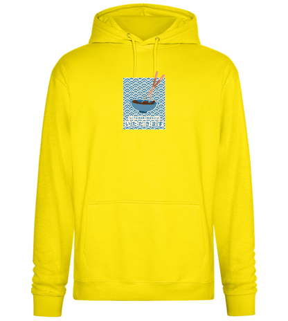 Itadakimasu Design - Premium Essential Unisex Hoodie_YELLOW_front