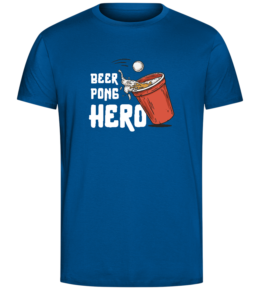 The Beer Pong Hero Design - Comfort Unisex T-Shirt_ROYAL_front