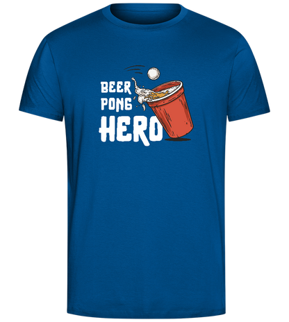 The Beer Pong Hero Design - Comfort Unisex T-Shirt_ROYAL_front