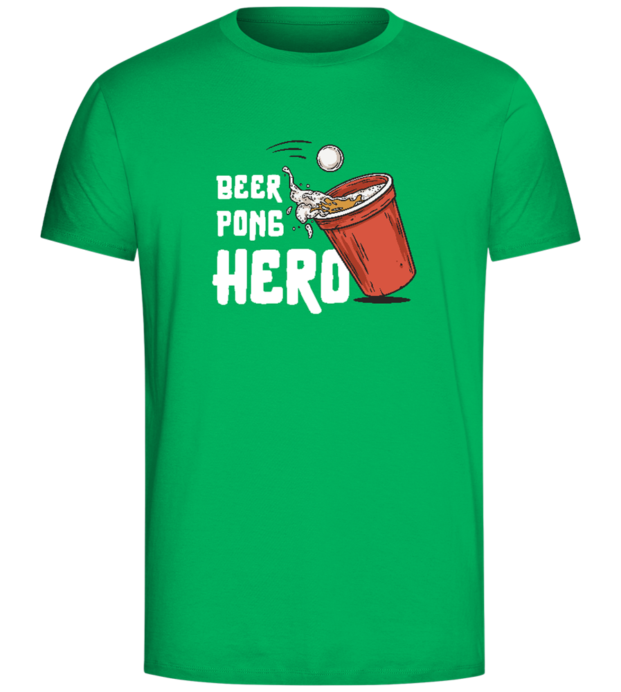 The Beer Pong Hero Design - Comfort Unisex T-Shirt_SPRING GREEN_front