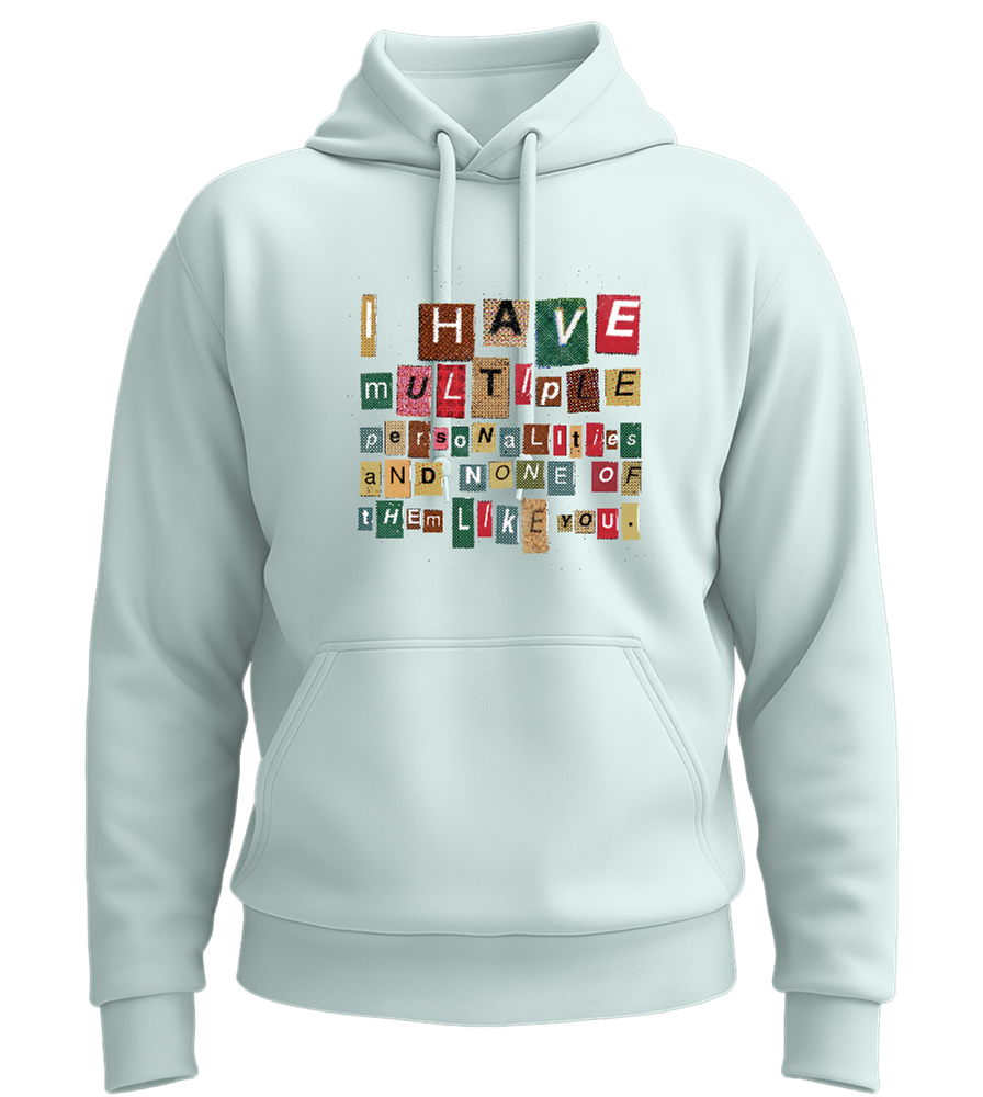 Multiple Personalities Design - Premium Essential Unisex Hoodie_ARCTIC BLUE_front