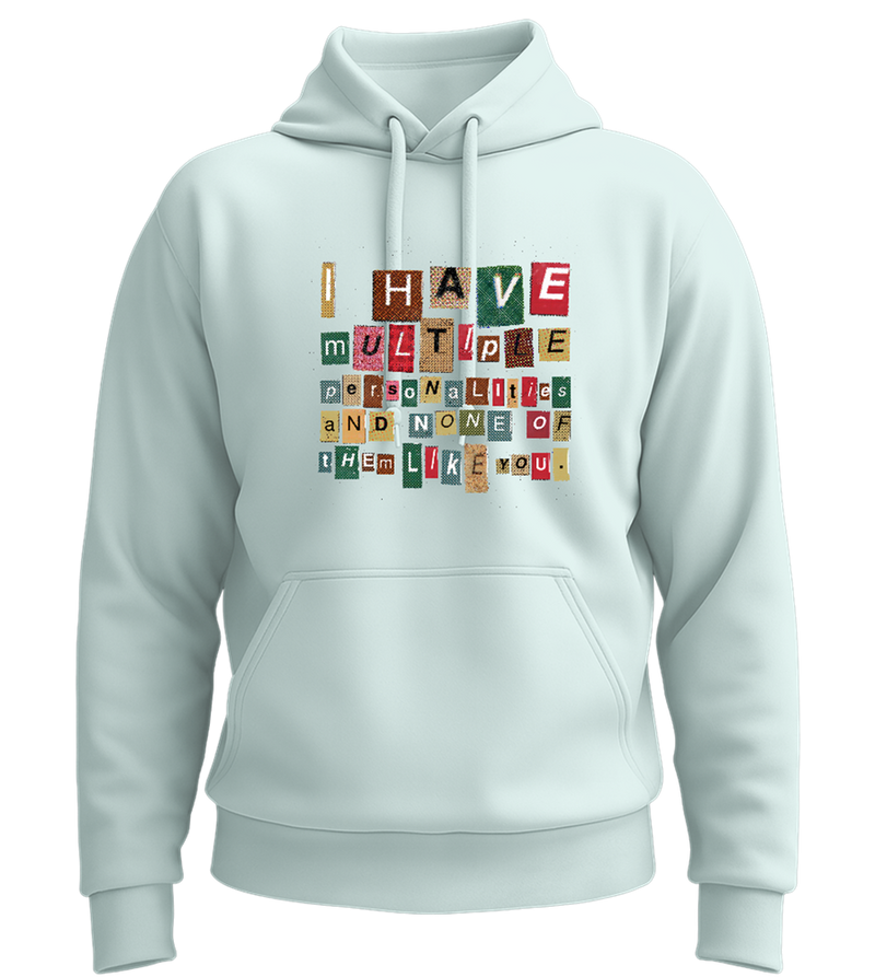 Multiple Personalities Design - Premium Essential Unisex Hoodie_ARCTIC BLUE_front