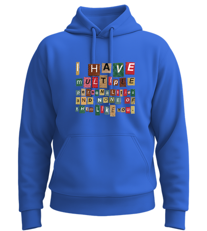Multiple Personalities Design - Premium Essential Unisex Hoodie_ROYAL_front