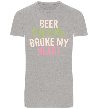 Never Broke My Heart Design - Basic Unisex T-Shirt_ORION GREY_front