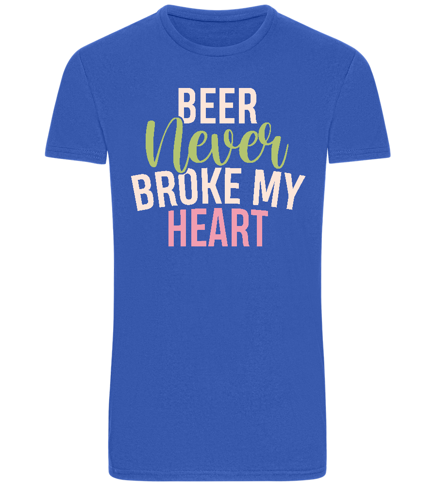 Never Broke My Heart Design - Basic Unisex T-Shirt_ROYAL_front