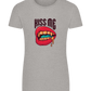Kiss Me Vampire Design - Basic women's fitted t-shirt_ORION GREY_front