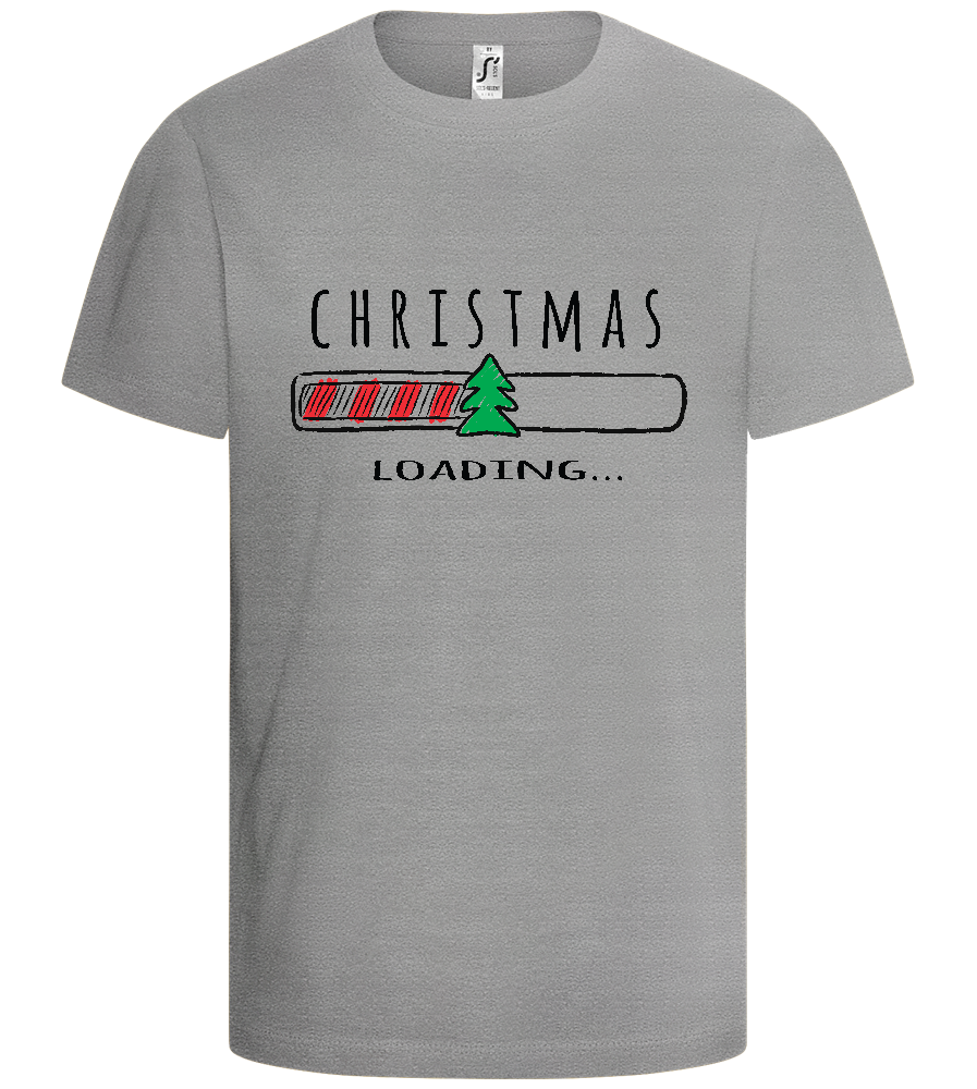 Christmas Loading Bar Design - Comfort kids fitted t-shirt_ORION GREY_front