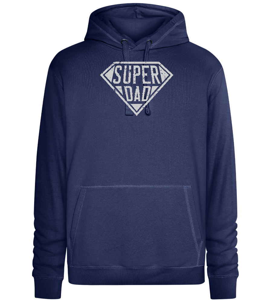 Super Dad 2 Design - Premium unisex hoodie_DENIM CHINA_front