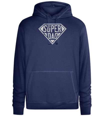 Super Dad 2 Design - Premium unisex hoodie_DENIM CHINA_front