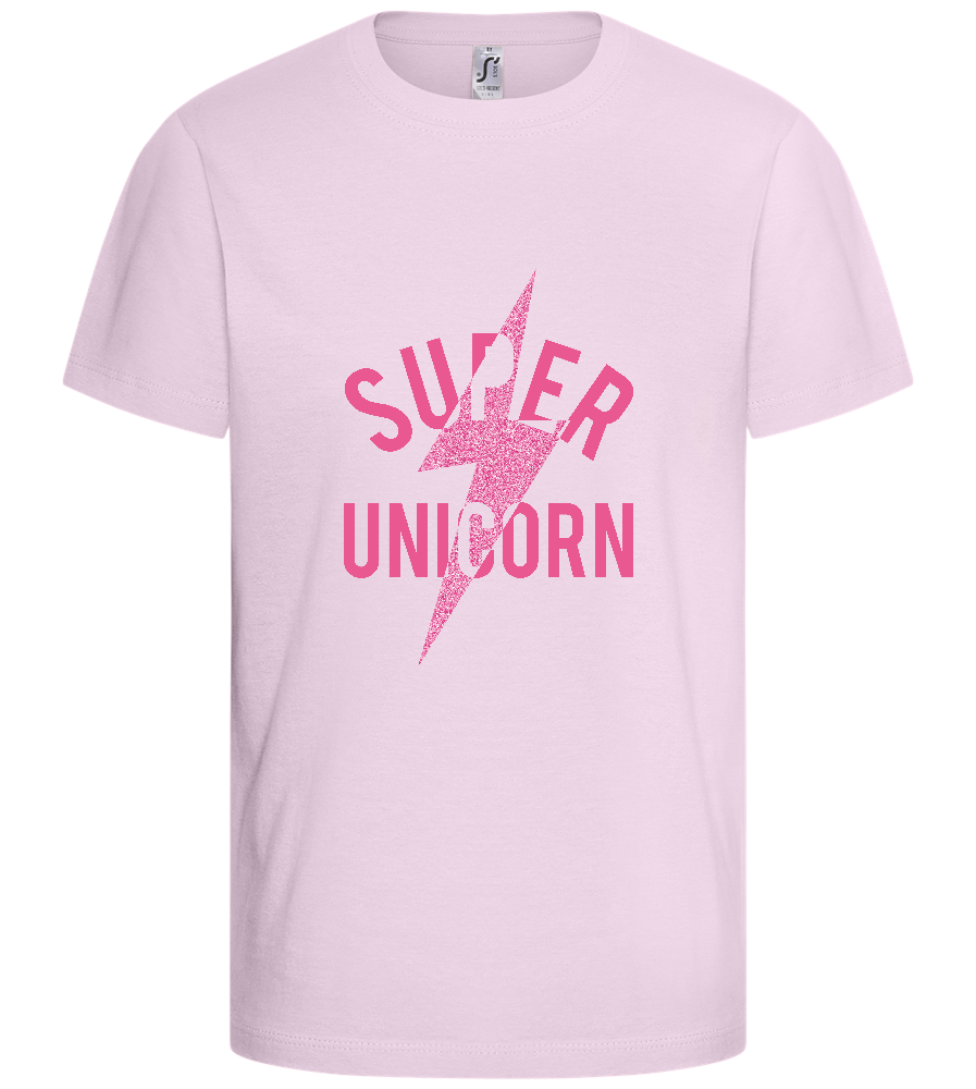 Unicorn Design  - Comfort kids fitted t-shirt_LIGHT PINK_front