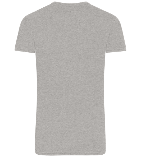 The Sassy Girl Design - Basic Unisex T-Shirt_ORION GREY_back