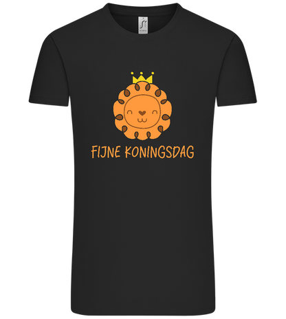 Fijne Koningsdag Design - Comfort Unisex T-Shirt_DEEP BLACK_front