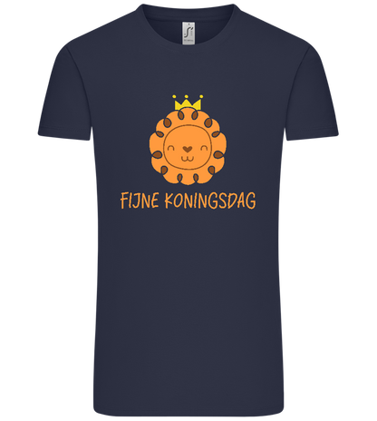 Fijne Koningsdag Design - Comfort Unisex T-Shirt_FRENCH NAVY_front