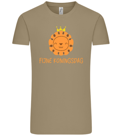 Fijne Koningsdag Design - Comfort Unisex T-Shirt_KHAKI_front