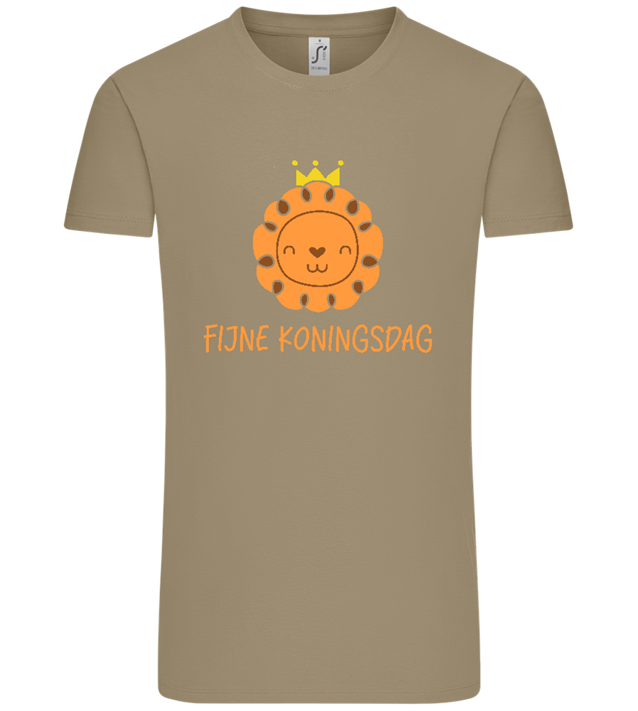 Fijne Koningsdag Design - Comfort Unisex T-Shirt_KHAKI_front