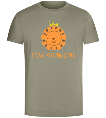 Fijne Koningsdag Design - Comfort Unisex T-Shirt_KHAKI_front