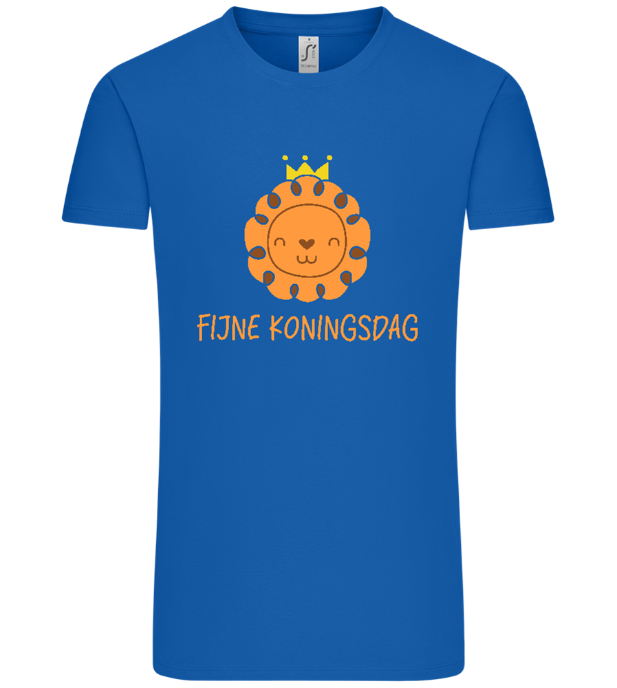 Fijne Koningsdag Design - Comfort Unisex T-Shirt_ROYAL_front